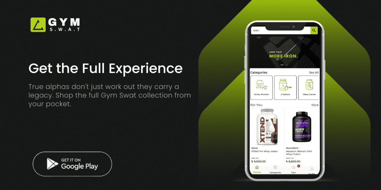 GYM SWAT App - Everything you need for your fitness journey, all in one place.