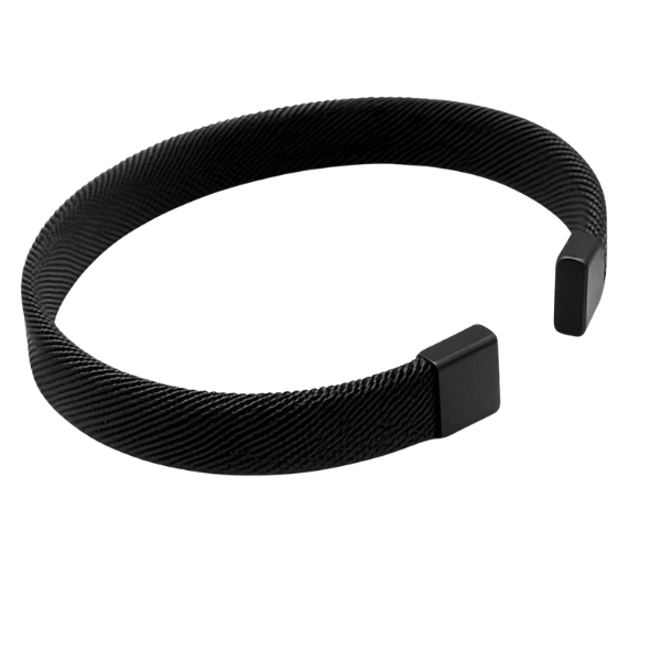 Cascade Silver Cuff Bracelet - High-Polish Minimalist