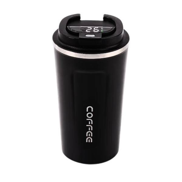 Vacuum Insulated Stainless Steel Travel Tumbler – Black (510ml)