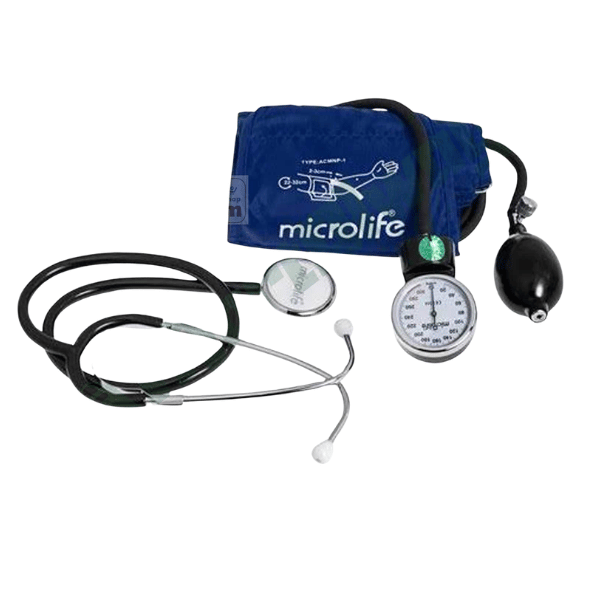 Microlife Manual Blood Pressure Machine with Stethoscope – Analog BP Monitor Kit